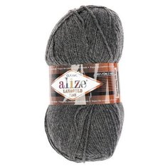 Пряжа Alize Lanagold Fine, 49 % шерсть, 51 % акрил, 100 г, 390 м, 1 шт., 182 средне-серый меланж