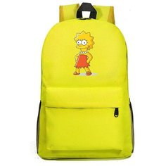 Рюкзак Лиза Симпсон (The Simpsons) желтый №4 Noname