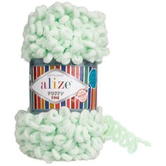 Пряжа Alize Puffy Fine, 100 г, 14.5 м, 1 шт., 464 мята