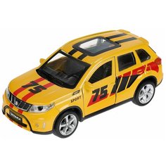 Технопарк. Модель "Suzuki vitara S 2015 Спорт" арт. VITARA-12SRT-YE 12 см, отк дв, баг, инер, жел