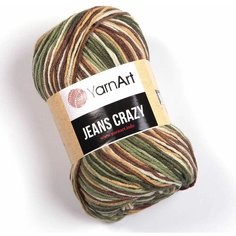 YarnArt Пряжа "Jeans crazy" 55% хлопок, 45% акрил 160м/50гр (7203 принт)