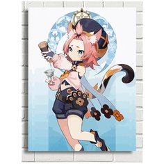Картина по номерам Игра Genshin Impact Диона - 7464 В 30x40