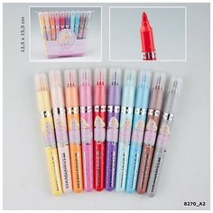Цветные фломастеры для рисования My Style Princess