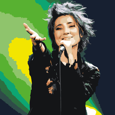 Картина по номерам Земфира на стену Палитра забав