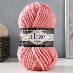 Пряжа "Superlana megafil" 25% шерсть, 75% акрил 55м/100 гр (161) Alize