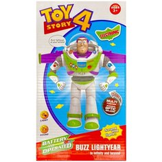 Базз Лайтер с крыльями / Buzz Lightyear / Шагающий робот / игрушка интерактивная, световая / детская игрушка / 26 см. Olean Love