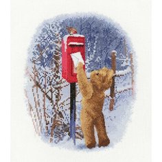 Christmas Post (Рождественская почта) #TCP1589E Heritage Набор для вышивания 19.5 x 25 см Счетный крест