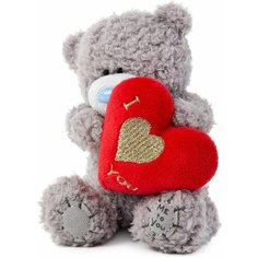 Мягкая игрушка Riota Me To You, Мишка Тедди, Сердце, 10 см