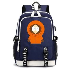 Рюкзак Кенни Маккормик (South Park) синий с USB-портом №2 Noname