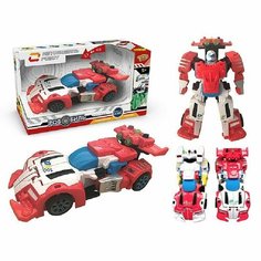 Машина-робот эл, свет, звук, в комплекте: тестовые эл. пит. AG3*3шт, коробка, в ассортименте Наша Игрушка