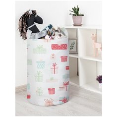 Корзина для игрушек JoyArty "Новогодние подарочки" 40x60 см