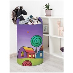 Корзина для игрушек JoyArty "Милый городок" 40x60 см