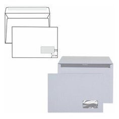 Конверты С4 (229х324 мм) правое окно, отрывная лента, 90 г/м2, комплект 500 шт, внутренняя запечатка, 121102 (арт. 128287) Курт