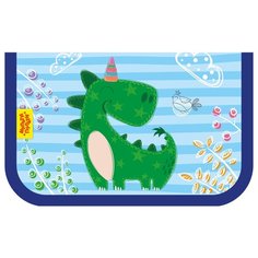 Мульти-Пульти Пенал Dino ПK1_44852, голубой/зеленый