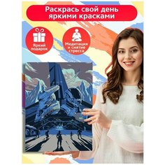 Картина по номерам Игра Mass Effect (Тейн, Лиара, Тали, Миранда, Джек) - 8052 В 30x40