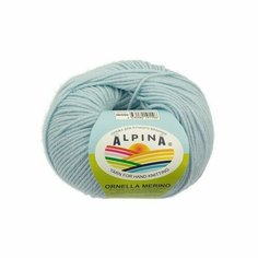 Пряжа ALPINA ORNELLA MERINO 10 шт. х 50 г шт. в упак. цвет №080 голубой (ORNELLA MERINO-№080 голубой)