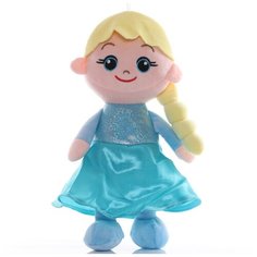 Мягкая плюшевая игрушка кукла Эльза Холодное сердце 30 см Нет бренда