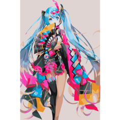 Картина по номерам Hatsune Miku. Magical Mirai на стену Палитра забав