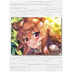 Картина по номерам на холсте Аниме Восхождение героя щита (Рафталия) - 9337 Г 30x40