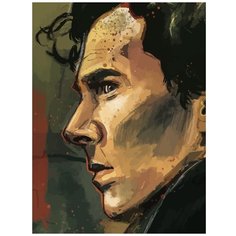 Картина по номерам на холсте шерлок холмс - 2 30X40