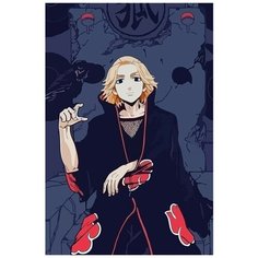 Картина по номерам на холсте аниме Токийские мстители (Манджиро, Кен, Баджи, Казутора) - 6692 В 60x40