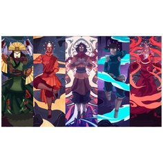 Картина по номерам на холсте Аниме Аватар 5470 60x40