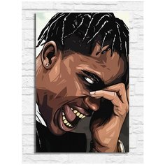 Картина по номерам на холсте музыка Travis Scott (Хип хоп, рэп) - 8435 В 20x30