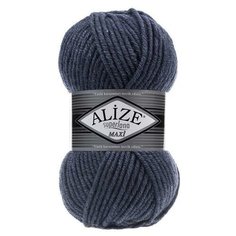 Пряжа Alize Superlana Maxi (Ализе Суперлана Макси) - 2 мотка 203 джинс меланж 75% акрил, 25% шерсть 100м/100г