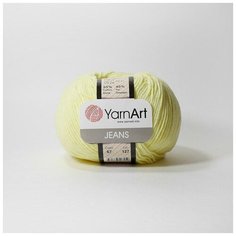Пряжа YarnArt Jeans (Джинс) - 5 мотков Цвет: 67 кремовый 55% хлопок, 45% полиакрил 50г 160м