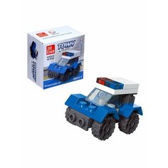 Конструктор Патрульная машинка 18 деталей Jie Star