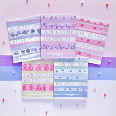 Тетрадь общая Альт, А5 (165 х 203 мм), "ягодный тортик" 48 л, клетка, Арт. 7-48-1189, обложка в ассортименте