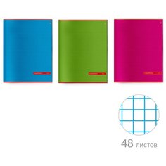 Тетрадь общая Альт, А4 (208 х 297 мм), "классика" 48 л, клетка, Арт. 7-48-019, обложка в ассортименте