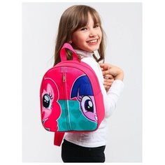 Рюкзак детский "Пинки Пай и Искорка", на молнии, 23х27 см, My Little Pony./В упаковке шт: 1 Hasbro