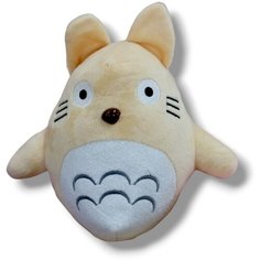 Мягкая игрушка Тоторо из м/ф 25 см бежевый китай