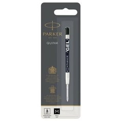 Стержень гелевый 98мм PARKER 1950344 черный 0,7мм Франция блистер
