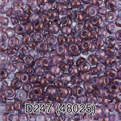 Бисер Чехия GAMMA круглый 4 10/0 2.3 мм 50 г 1-й сорт D247 фиолетовый ( 48025 )