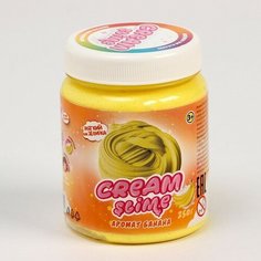 Игрушка ТМ «Slime»Cream-Slime с ароматом банана, 250 г Волшебный мир