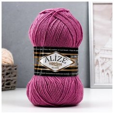 Пряжа "Superlana Klasik" 25% шерсть, 75% акрил 280м/100гр (28) Alize