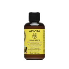 Apivita Mini Bees Маленькие пчелки Детский нежный гель для тела и волос очищающий с календулой и медом 75 мл 1 шт Апивита СА