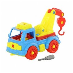 Конструктор-транспорт Автомобиль-эвакуатор в сетке 73037 П-Е /13/ Полесье