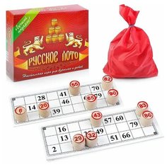Настольная игра для взрослых и детей Русское лото