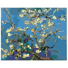 Картина по номерам Цветение миндаля 40х50 см Hobby Home