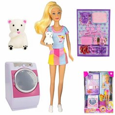 Кукла 8481 в ванной комнате в кор. Defa Lucy Нет бренда