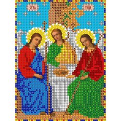 Алмазная мозаика икона Святая Троица 17*23 см Diamant