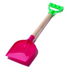 Детская лопатка с деревянной ручкой, 41 см, микс Noname