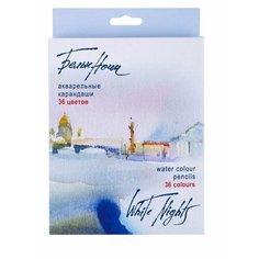 Карандаши акварельные цветные Белые Ночи 36 цв/наб, картон 158411254 Невская палитра