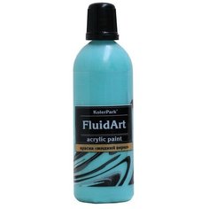 Краска акрил для техники Флюид Арт 80мл KolerPark, бирюзовая KР.306-0,08 9606531