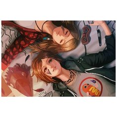 Картина по номерам на холсте игра Life is Sreange - 6793 Г 60x40