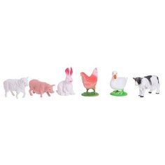 Набор животных «Моя ферма», 6 фигурок Noname