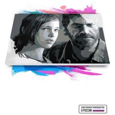 Картина по номерам на холсте The Last of Us, 80 х 120 см Красиво Красим